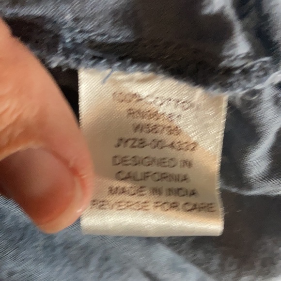 BeBop ruffled sleeveless blue mini dress Sz M - Picture 6 of 10